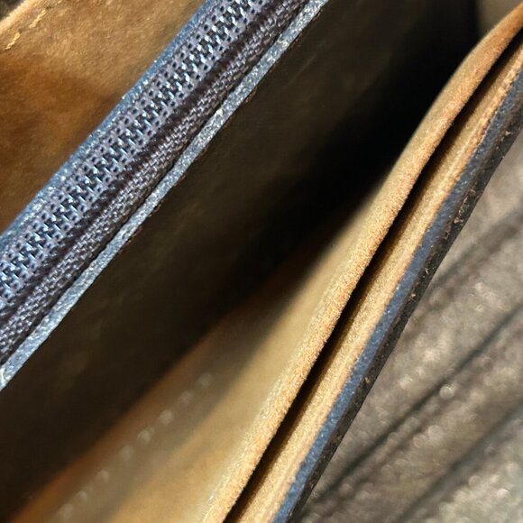 Patricia Nash CAUCHY Wallet Italian Tooled Turquoise Leather - Picture 9 of 10